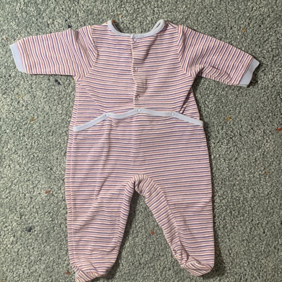 Vintage Velour Striped Onesie - Picture 6 of 6
